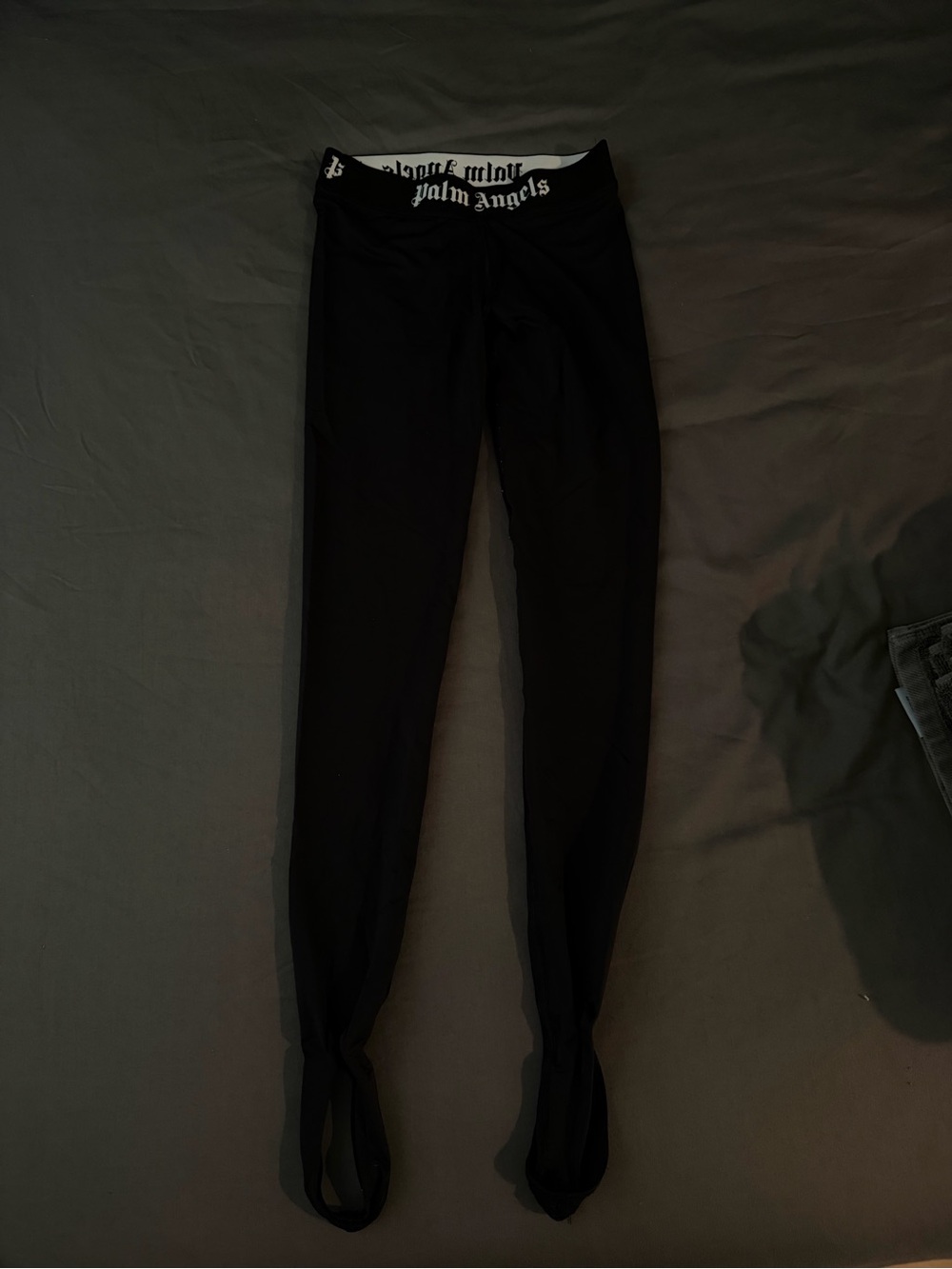 Palm Angels Women’s Black Stirrup Leggings
